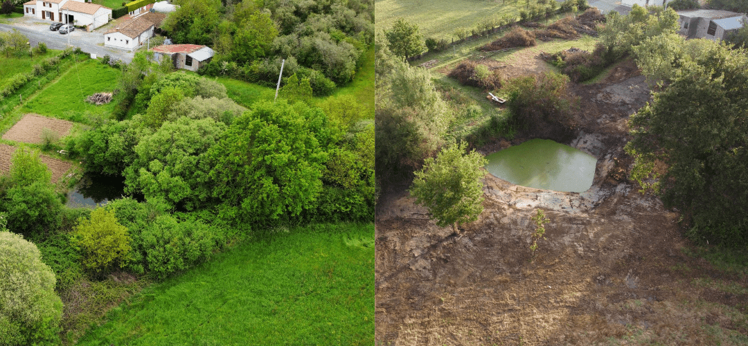 Travaux de restauration de mares 2023