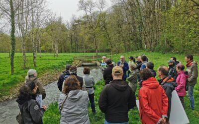 Inauguration  à la Jubaudière : Découverte des travaux de restauration d’un cours d’eau